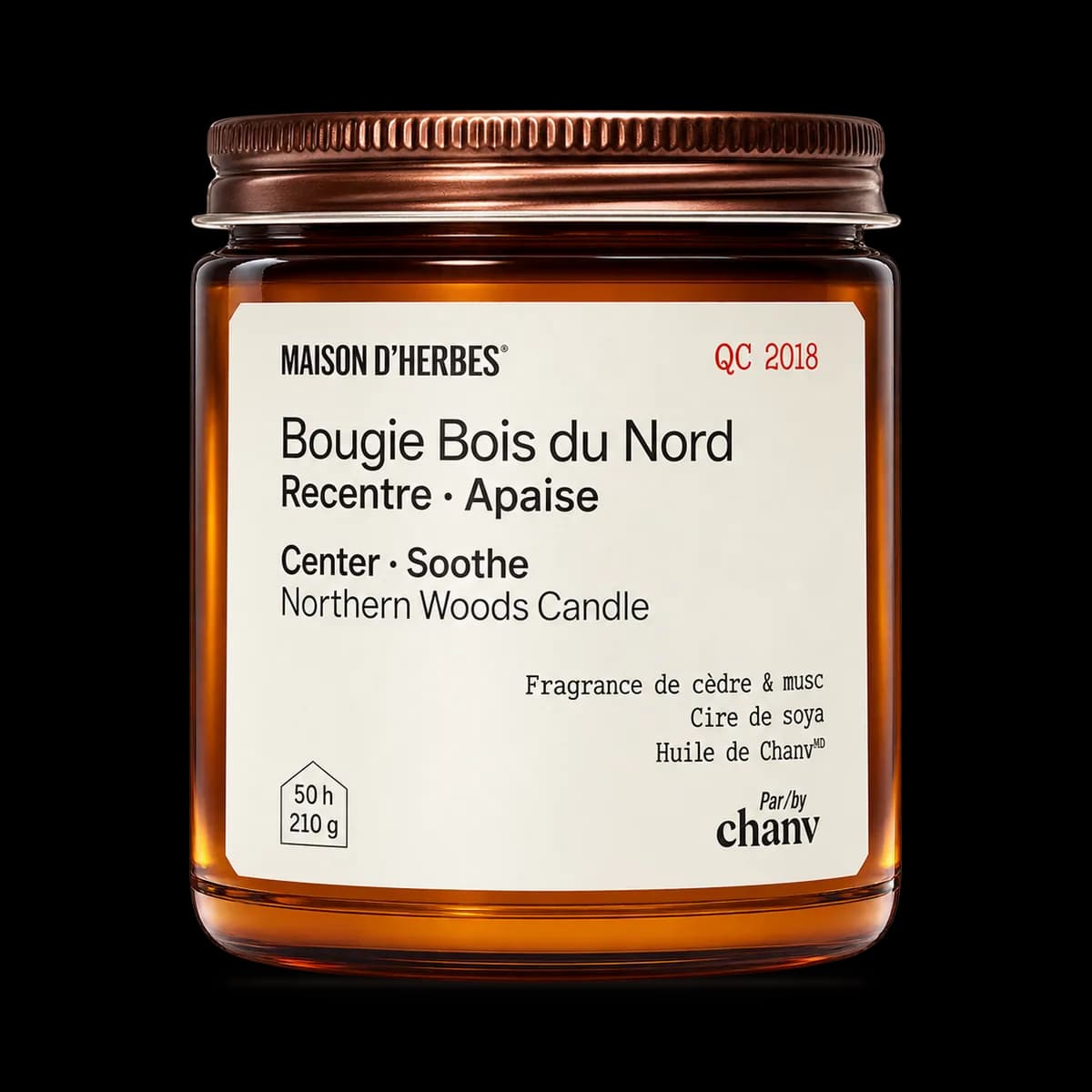 Bougie Bois du Nord