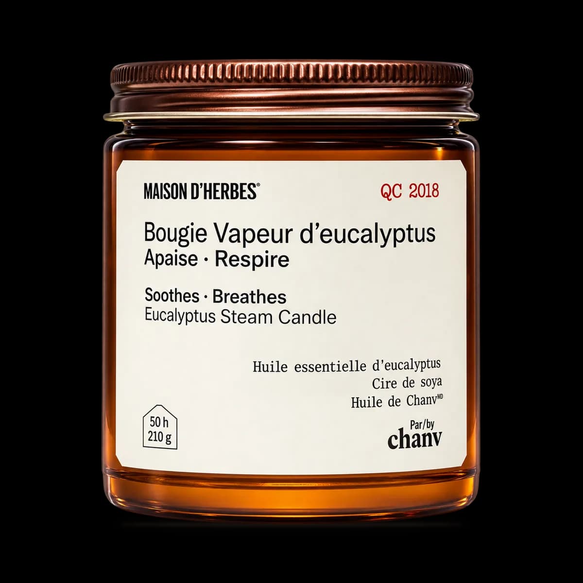 Bougie Vapeur d’eucalyptus