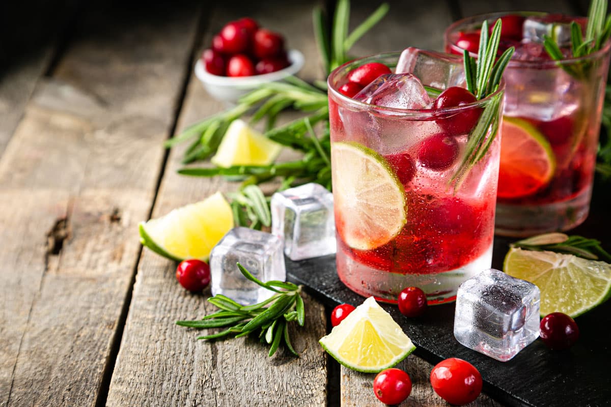 Un drink festif pour célébrer les vacances de Noël!