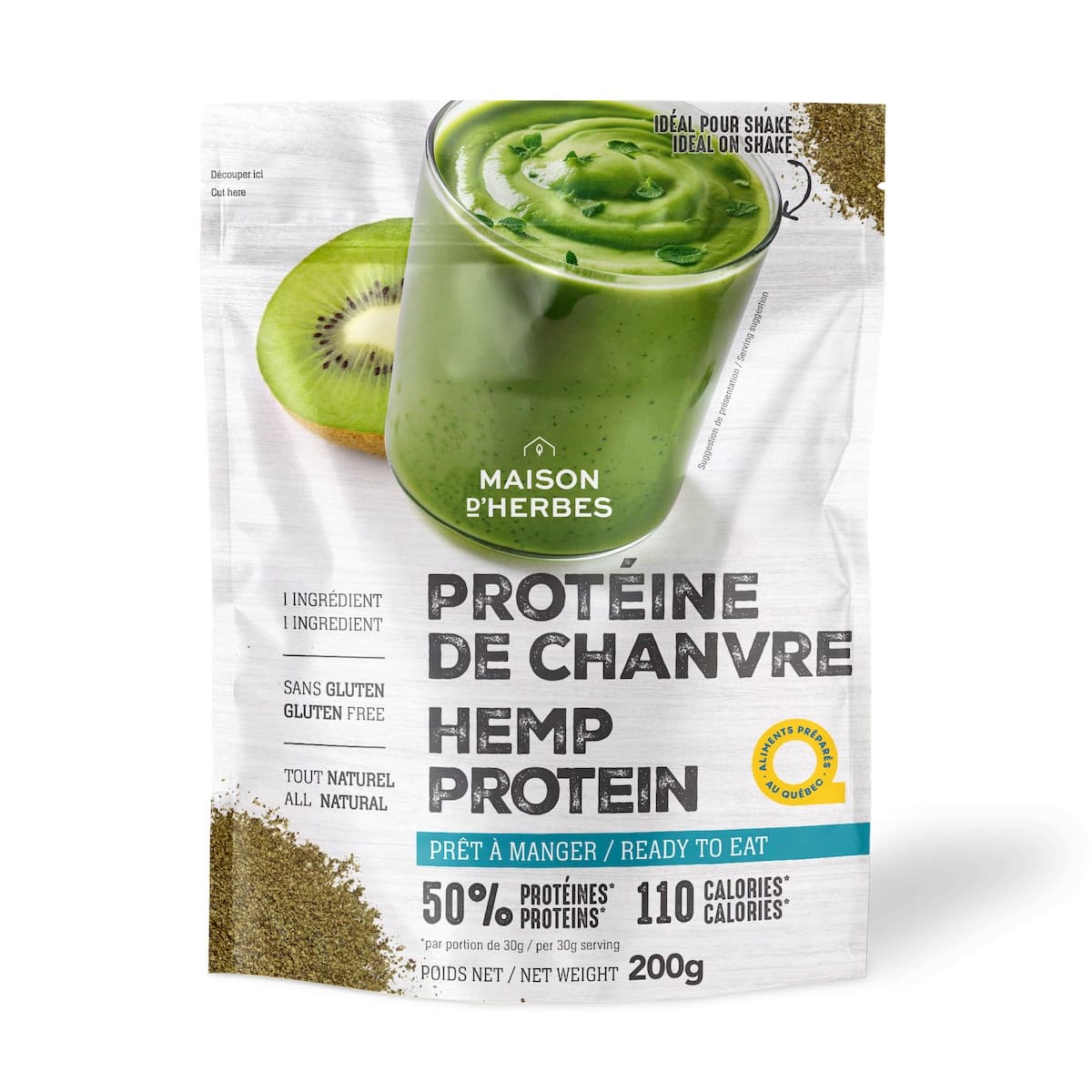 Protéine de chanvre nature