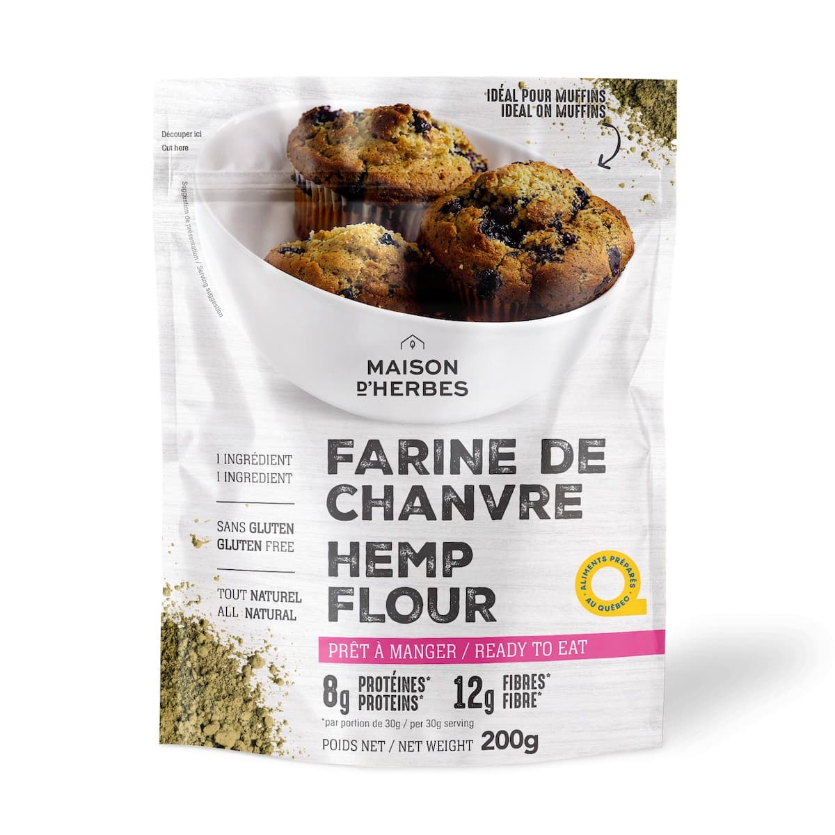 Farine de chanvre