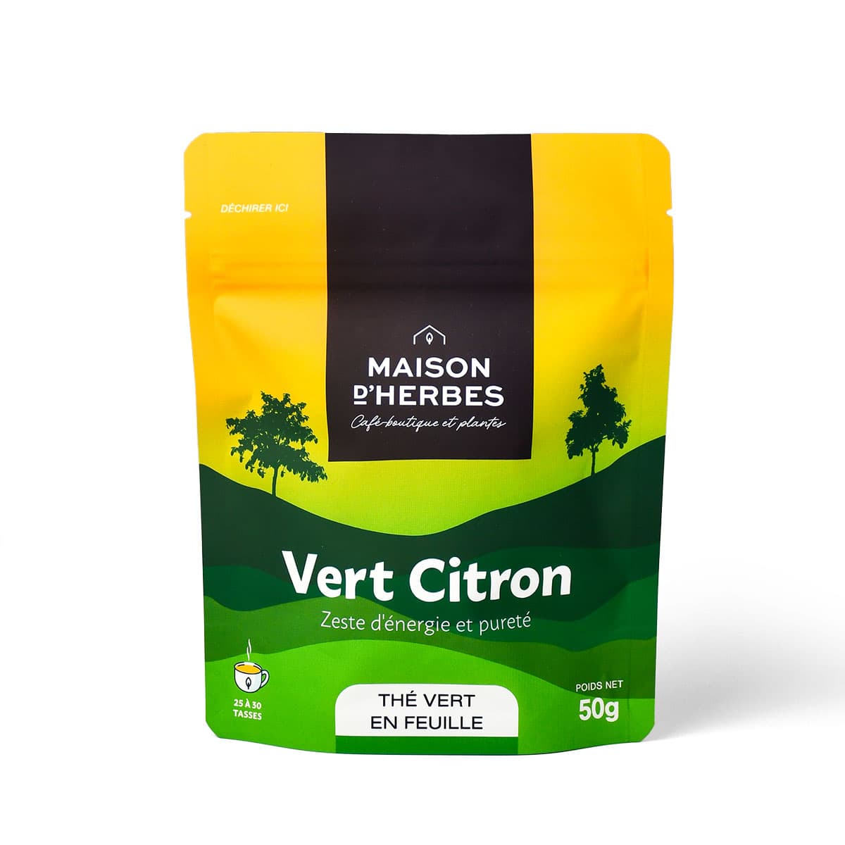 Thé vert au citron