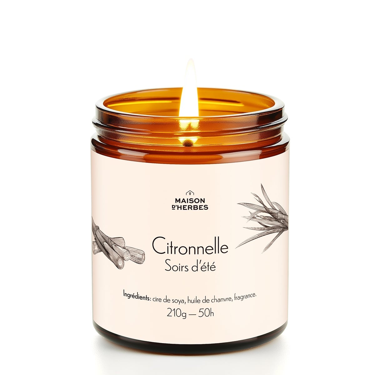Chandelle citronnelle Soirs d’été
